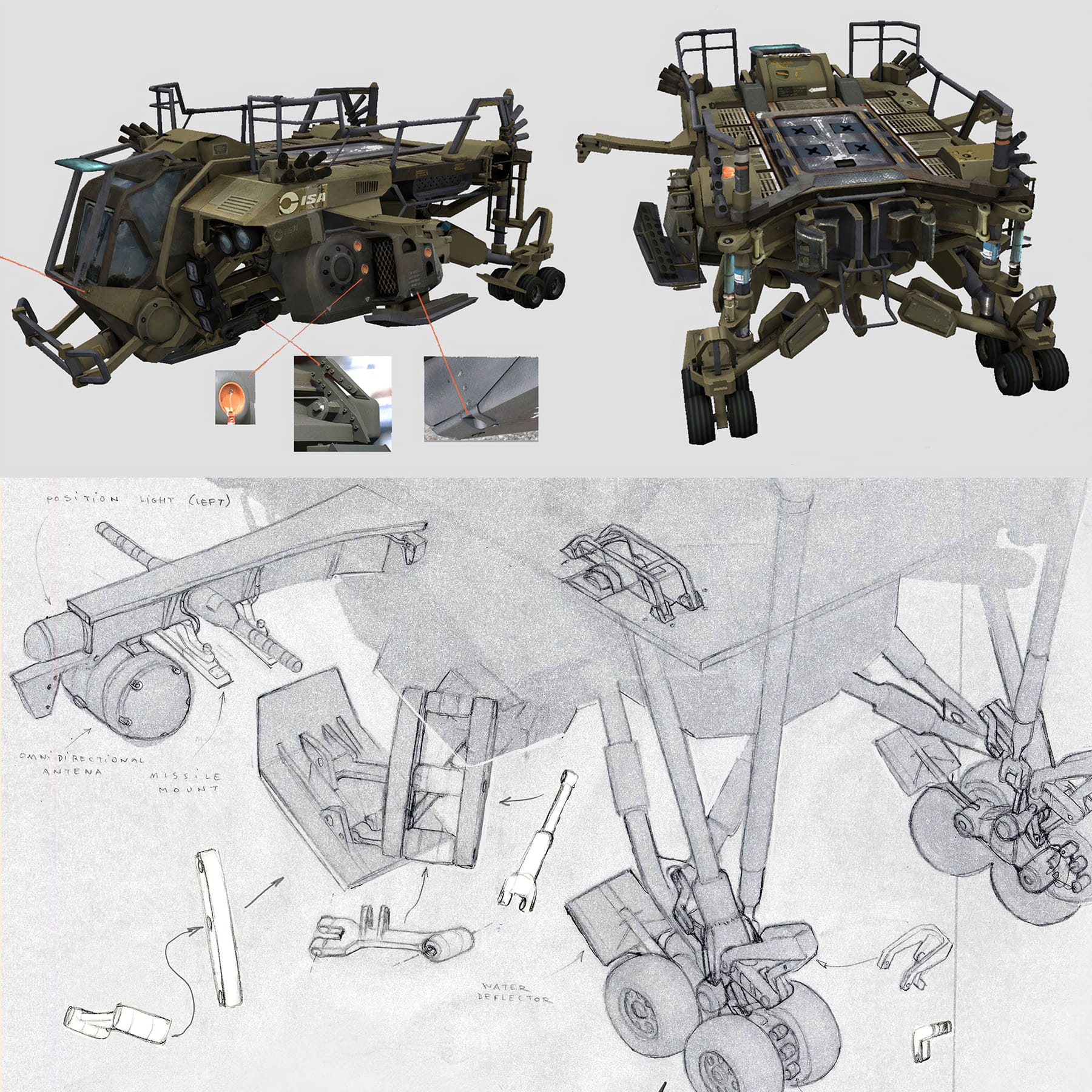 ISA Intruder concept detailing