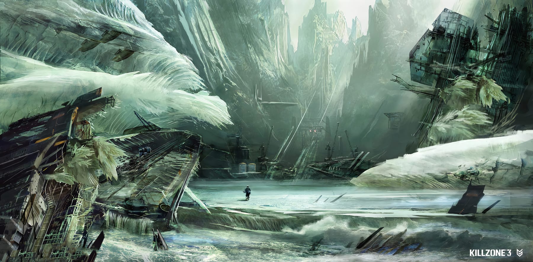 Ice wreck